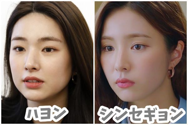 韓国女優ハヨンとシンセギョンは似てる？